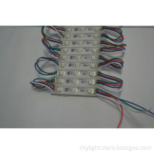 White Color DC12V  High Lumens 3pcs LED Modules 5050 CE ROHS